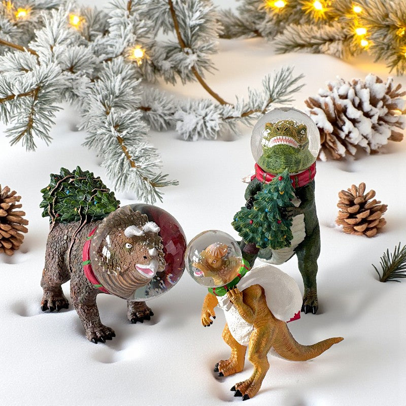 ダルトン ZE-0695 グローブダイナソー スノードーム DINOGLOBE TRICERATOPS