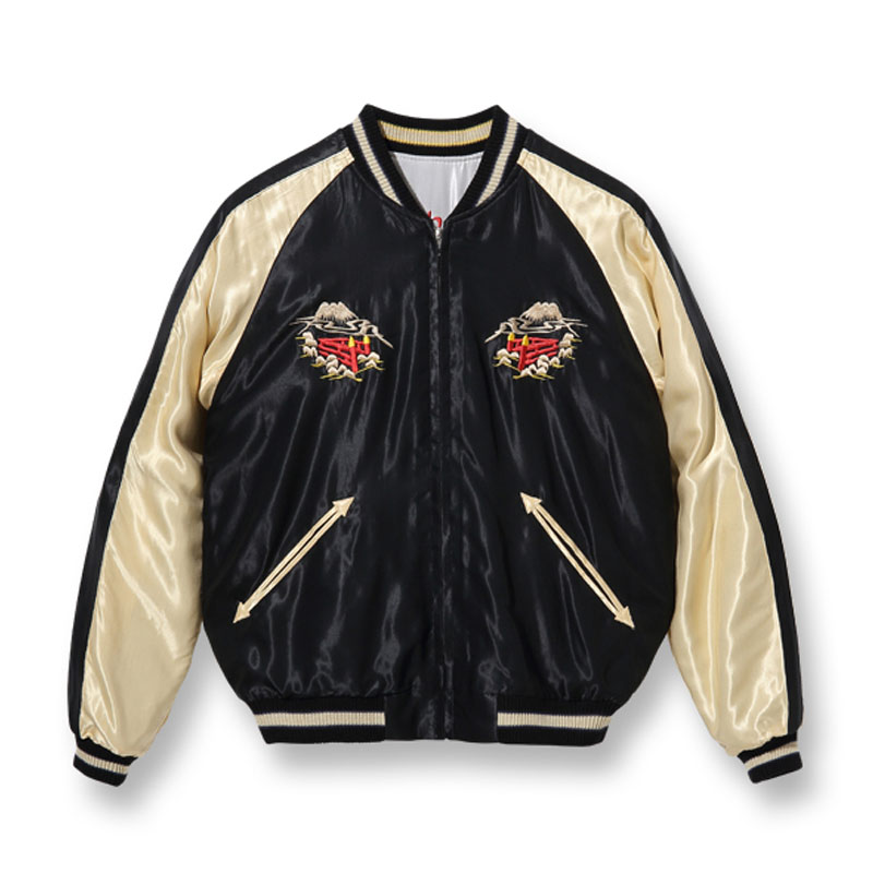 【 TAILOR TOYO 】テーラー東洋 スーベニアジャケット スカジャン TT14892-190 / Early 1950s Style  Acetate Souvenir Jacket “ROARING TIGER” × “LANDSCAPE”