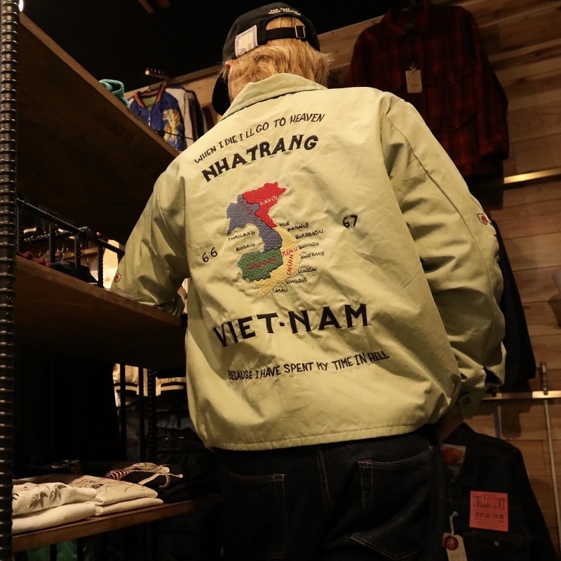TAILOR TOYO 】テーラー東洋 ベトナムジャケット Lot No. TT15275 Mid 1960s Style Cotton Vietnam  Jacket “VIETNAM MAP” – SamuraiCraft