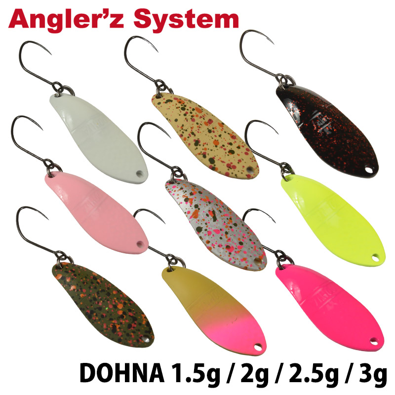 【Angler'z System】 アングラーズシステム Dohna ドーナ 1.5g 2g 2.5g 3g スプーン